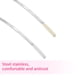 thumbnail image 4 of 12 Pares De Metálico De De Las Mujeres Debajo De Los Taza De Alambre De Acero Inoxidable C D Macarena Lady Bra Underwire Replacement, 4 of 8