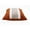 Rust/Gray, variant on 20" X 20" Rust Linen Striped Zippered Pillow