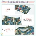 thumbnail image 4 of RMDQTR Cotton Pajama Set - 95% Cotton Soft Breathable Elastic Waist Round Neck Sleepwear for 18M-8Y Beautiful Hawaiian, 4 of 7