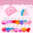 thumbnail image 2 of 24Pcs Heart Pop Fidget Keychain Toys Bulk, Valentine Easter Party Favors for Kids, Sensory Stress Reliever Anti-Anxiety Toys, Birthday Carnival Bag Fillers Classroom Prizes, 2 of 6
