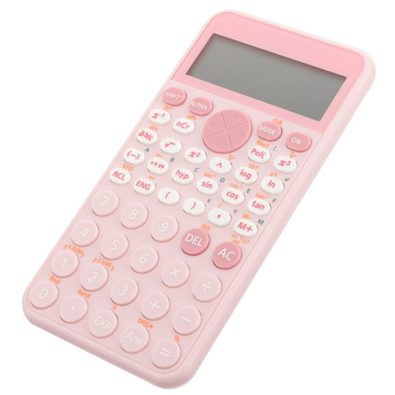 PTOOTP Electronic Scientific Calculator Pink for Office 240 Functions Design