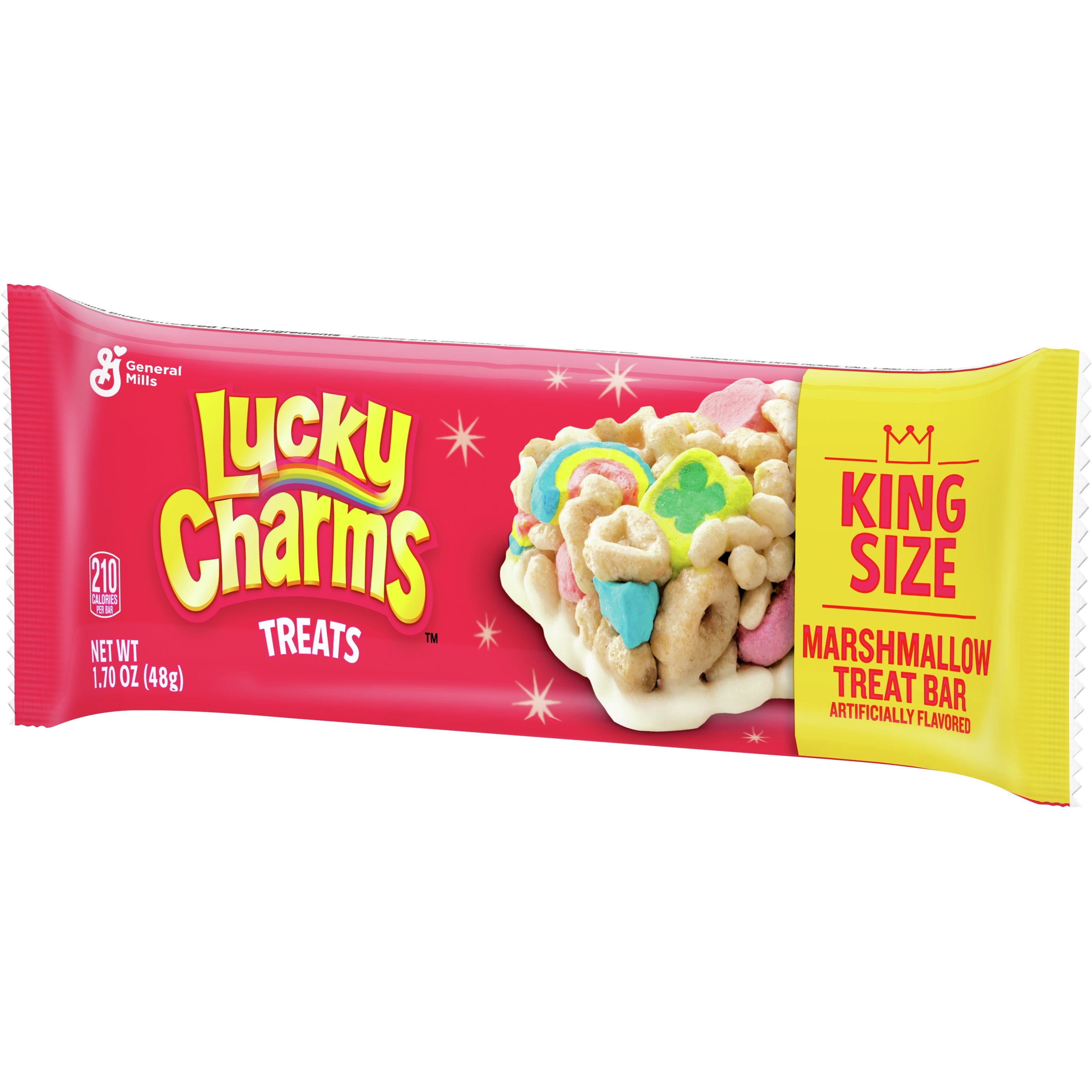 Lucky Charms Marshmallow Cereal Bar, King Size