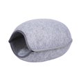 thumbnail image 2 of Cat Bed Cave Washable Lightweight Cats Hut for Scratch Senior Cats Sleep Light Gray, 2 of 8