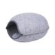 thumbnail image 2 of Cama de fieltro para gatos Salvador cueva con diseño de cremallera Gris claro, 2 of 10
