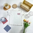 thumbnail image 2 of SUXIAN Girls Tops Top Summer Tee with Cute Bow for Kids Lightweight Short Sleeve Tee for Toddlers and Girls Playful Korean Style Bowknot Boys Shirts White 5-6 Years, 2 of 3