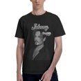 thumbnail image 1 of Johnny Depp T-Shirt Homme Été Manches Courtes T-Shirt Col Rond Tee Décontracté, 1 of 8