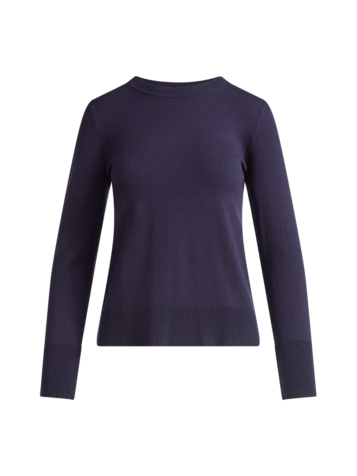 Free Assembly Women's and Women's Plus Cozy Yarn Crewneck Sweater with Long Sleeves. Lightweight, Sizes XS-4X