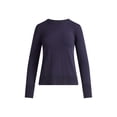 thumbnail image 5 of Free Assembly Women's and Women's Plus Cozy Yarn Crewneck Sweater with Long Sleeves. Lightweight, Sizes XS-4X, 5 of 5