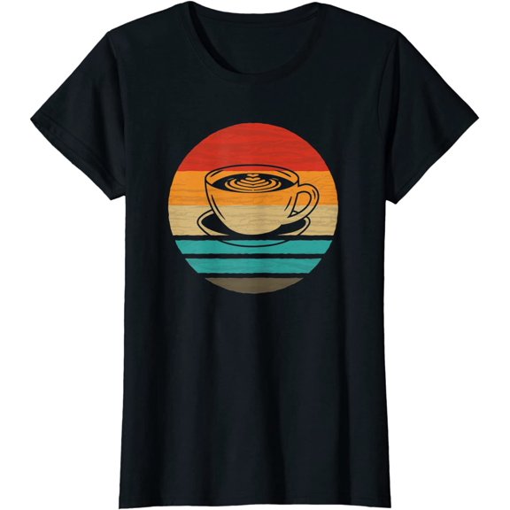 Coffee Retro Style Vintage T-Shirt