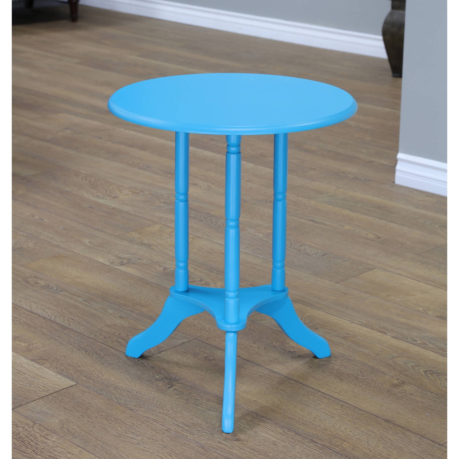 Home Craft Round End Table, Multiple Colors