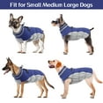 thumbnail image 5 of Kuoser Dog Padded Vest Dog Jacket , Reflective Warm Zip Up Dog Winter Coat Windproof for Small Medium and Large Dogs, 5 of 8