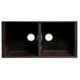 thumbnail image 6 of ALFI brand AB3420UM-C Chocolate 34" Undermount Double Bowl Granite Composite Kitchen Sink, 6 of 9