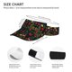 thumbnail image 3 of Fotbe Mexican Flower 2 Visera Deportiva con Diseño, Gorra Abierta Ajustable de Algodón para Mujer y Hombre, 3 of 7
