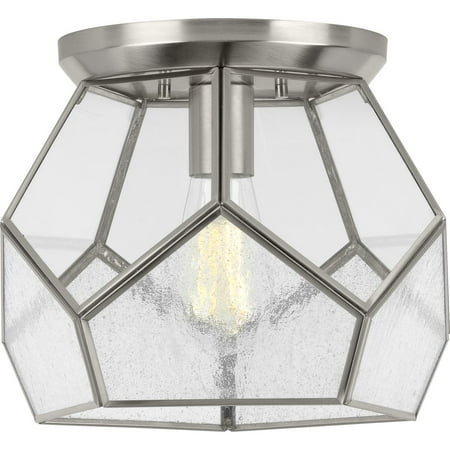 

Cinq Collection Brushed Nickel One-Light 12 Flush Mount