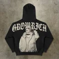 thumbnail image 5 of Sudadera con capucha vintage Y2K, jersey estampado estilo Harajuku de manga larga, nuevo estilo retro de estilo hip hop callejero para parejas, sudaderas holgadas con capucha, 5 of 5