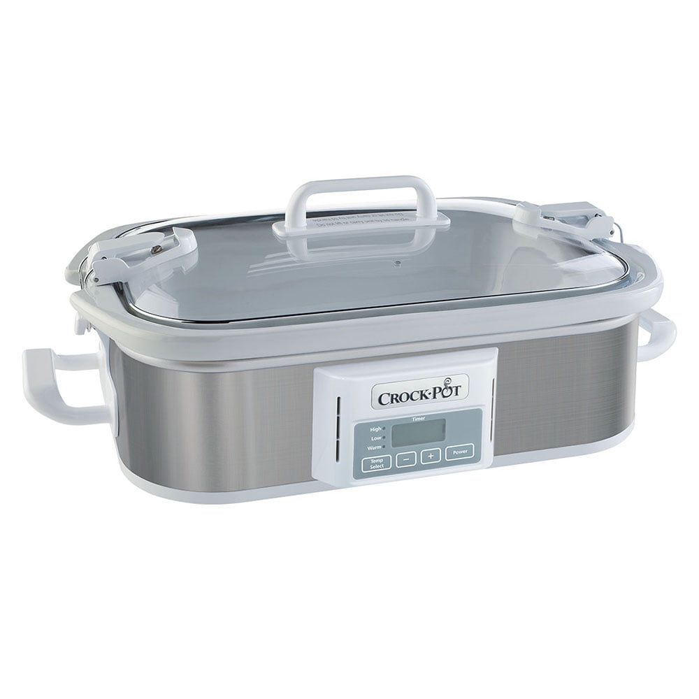 CrockPot 3.5 Quart Programmable Casserole Crock Slow Cooker