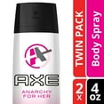 thumbnail image 2 of AXE Anarchy Body Spray for Women, 4 Oz, Twin Pack, 2 of 3