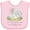 AD-Pink, variant on Inktastic I Am Fearfully and Wonderfully Made Cute Elephants Boys or Girls Baby Bib