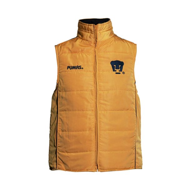 Chaleco Pumas Old School Sports Para Hombre Talla EEG Dorado
