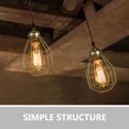 thumbnail image 4 of 2pcs Lamp Bulb Guard Metal Lamp Cage Metal Bulb Guard Industrial Style Metal Lamp Guard Cage, 4 of 9