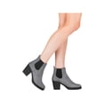 thumbnail image 5 of Women's Chelsea Boots Chunky Heel Ankle Boots Round Toe High Heel Ankle Booties, 5 of 5