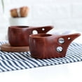thumbnail image 3 of WASHWEPE Decorative Sugar Container Simple Design Wooden Jar for Home Decor 1Pcs, 3 of 8