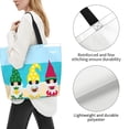 thumbnail image 3 of Naloa Gnomes On The Beach Tote Bag for Women Large Capacity Shoulder Bag for College Work Travel Shopping, 3 of 8