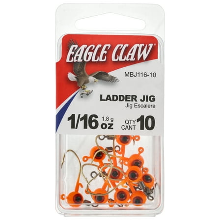 Eagle Claw Ladder Jig 1/16 oz Orange