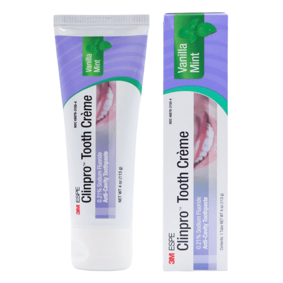 3M Clinpro Sodium Fluoride, Tri-Calcium Phosphate Toothpaste, Vanilla Mint, 4 Oz Tube