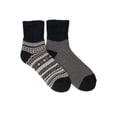 thumbnail image 2 of MUK LUKS Men's Short Heat Retaining Thermal Socks, 2 Pairs, One Size, 2 of 4