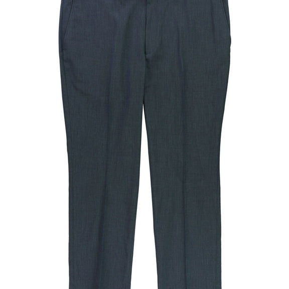 Kenneth Cole Mens Pindot Dress Pants Slacks, Blue, 32W x 32L