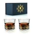 thumbnail image 4 of Whiskey Glasses Set-Luxury Bourbon Whisky Glasses Tumblers-Drinking Glassware Gift Set Box for Men Dad Husband Whiskey Lovers, 4 of 6