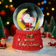 thumbnail image 4 of YingTaiLi Christmas Santa Snow Globe,Christmas Glass Snow Globes Glitter,LED Glitter Music Sonw Globes Water Snowball,for Girls Boys Kids Granddaughters Babies Birthday Gift,Musical, 4 of 6