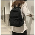 thumbnail image 2 of Mini Boho Canvas Backpack Vintage College School Backpack Women Student Bookbag Fairy Grunge Aesthetic Hippie Y2K Backpack (Green), 2 of 12
