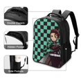 thumbnail image 4 of Demon Slayer 16 Inch Backpack with 2 Compartment, Large Capacity School Bookbags Casual Travel Daypack, 4 of 6