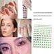 thumbnail image 5 of Soidarity Pegatinas de diamantes de imitación para la cara del cuerpo de los ojos, cuentas autoadhesivas, maquillaje para la frente, Festival, Tratamientos faciales Verde, 5 of 6
