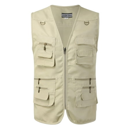 Men s Vest Outdoor Vest Fishing Gear Vest Mountaineering Photography Multi Pocket Vest Mens Classic Tops Summer And Spring
