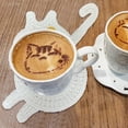 thumbnail image 5 of Regalos de gatos para amantes de los gatos Posavasos de gato tejidos, creativos y lindos, posavasos aislantes, posavasos para café y té, regalos de escritorio, 5 of 5
