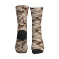 thumbnail image 2 of Men's Desert Digital Camouflage Novelty Athletic Socks Women's Digital Printing Funky Patterned Crew Socks, 2 of 7