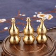 thumbnail image 3 of Gourd Statue 5Pcs/Set Gift Polished Beautiful Cucurbit Feng Shui Gourd Decor, 3 of 5