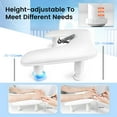 thumbnail image 2 of NeoMart- U Shaped White Manicure Arm Rest for Nails Tech with Rotating 360°Built-In Phone Holder and Adjustable Nail Arm Rest Detachable Manicure Hand Rest for Salon Design, 2 of 8