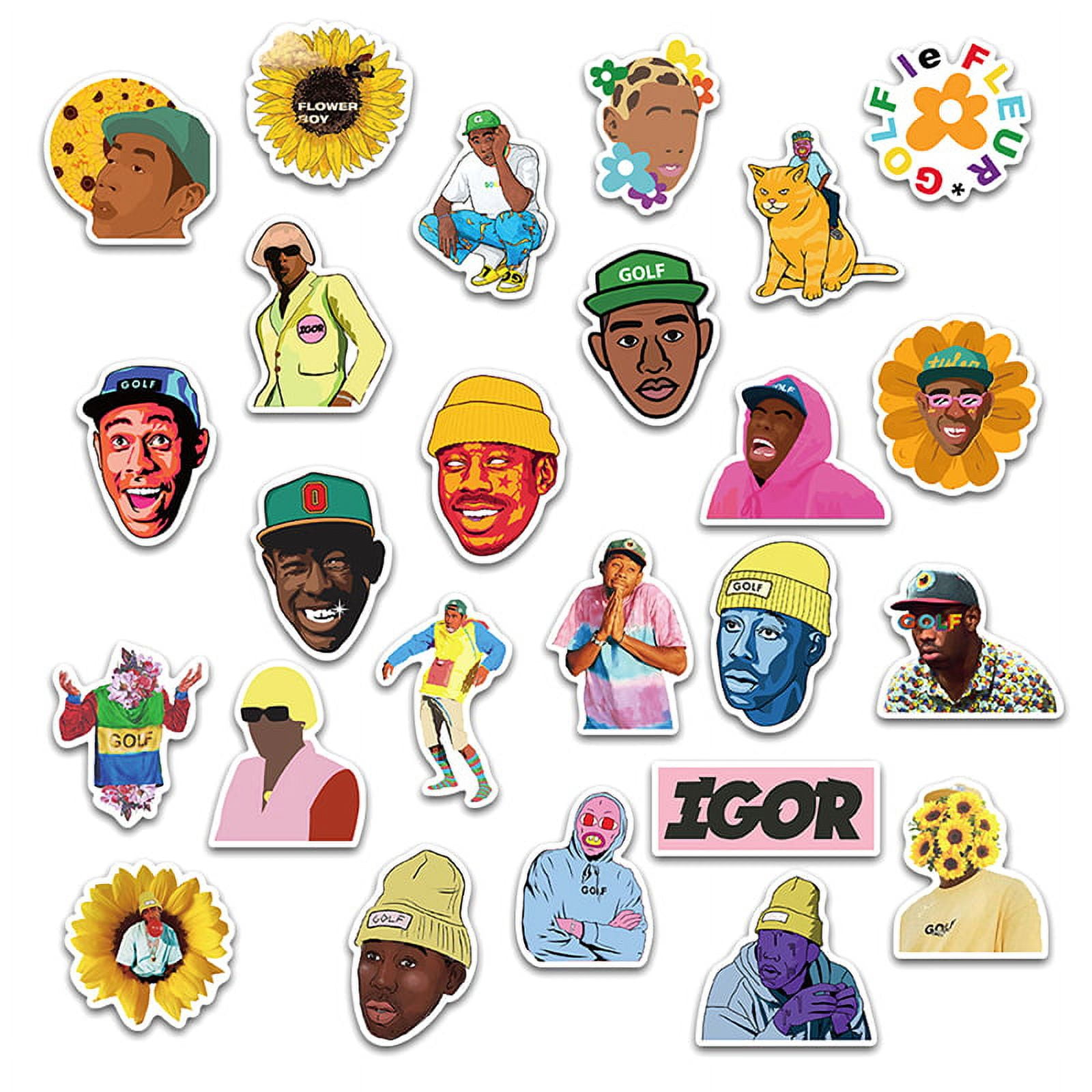 10/30/50pcs/pack America Hip Hop Singer Tyler The Creator Stickers
