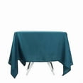 thumbnail image 2 of BalsaCircle 10 Pieces 70" x 70" Peacock Teal Square Polyester Tablecloths Table Cover Linens, 2 of 8
