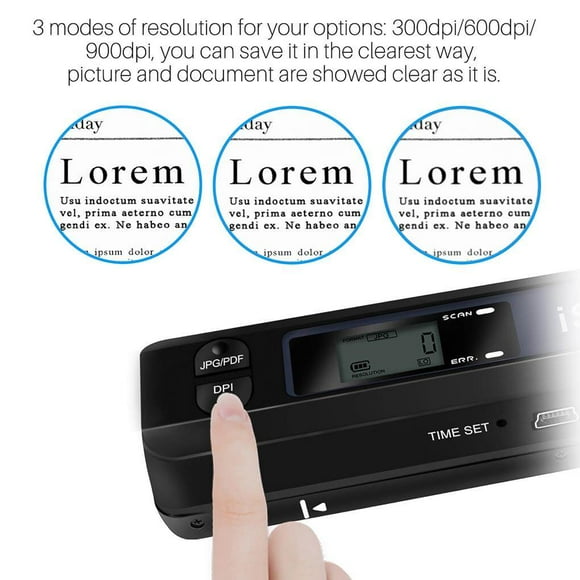 Baohd Handheld Scanner Scanning Device Picture Long-lasting Household Multipurpose Battery-operating Office Supplies