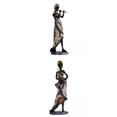 thumbnail image 1 of 1 Juego de exquisitas figuritas africanas para mujer, estatua Tribal femenina, adornos exóticos, estantería de escritorio, decoración para sala de estar y oficina Estilo B Estilo C Macarena escultura dama africana, 1 of 8