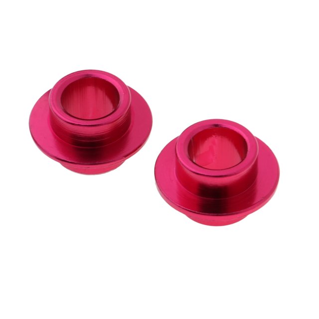 2 Espaciadores de Cojinetes de Repuesto Sunnimix para Patinetas Longboards Rojo