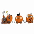 thumbnail image 2 of Carro de calabaza de Halloween | Decoración festiva de interior al aire libre de resina | Carro de calabaza caprichoso con ruedas y vides | Ornamento resistente al clima | 1 pieza, 2 of 8
