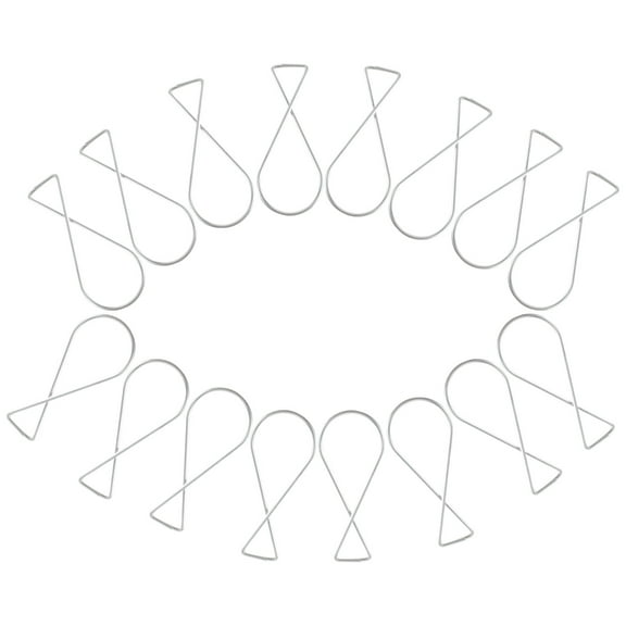 PTOOTP Ceiling Tile Hooks Silver Metal 100Pcs 2.4x1In