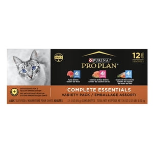 Purina Pro Plan Seafood Favorites Variety Pack Wet Cat Food
