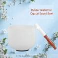 thumbnail image 3 of Mazo de goma Mazo de goma Batidor de palos para Crystal Singing Bowl Profesional Sound Bowl Striker con anillo de goma Meditación Bowl Accessory White Tomshoo Mazo de goma, 3 of 6